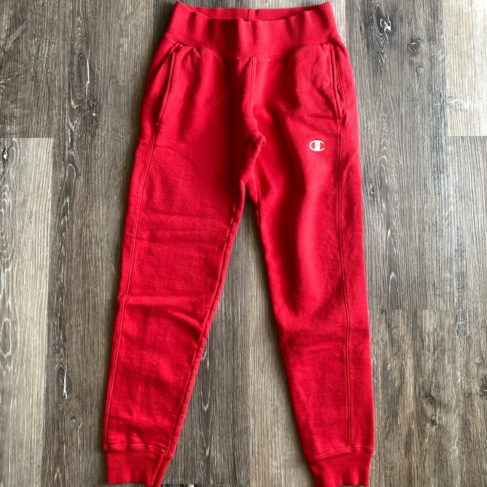 Champion joggers red